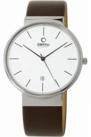 Mens Obaku Klar Watch V153GDCIRN