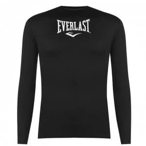 Everlast Long Baselayer Top Mens - Black