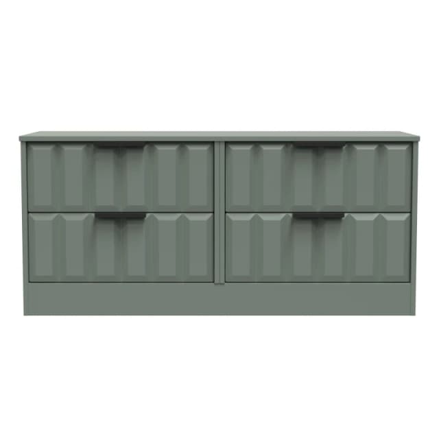 Ready Assembled 2 U Seattle 4 Drawer Bed Box (Ready Assembled) in Pale Green Pale Green Unisex