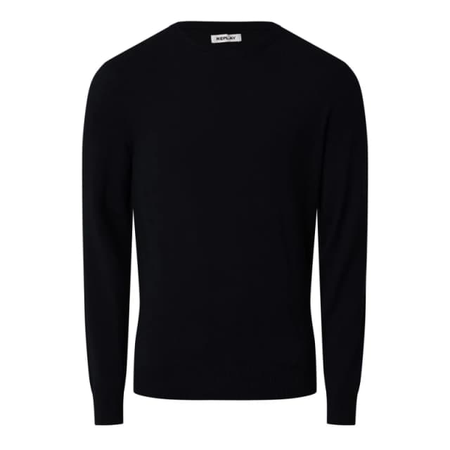 Replay Knitted Crewneck Sweatshirt Blue male M