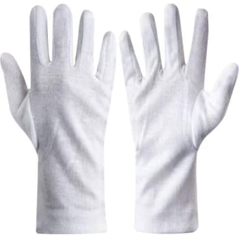 Womens Fourchette Polycotton Sewn Wrist Gloves - Size 8 (Pk-12) - Sitesafe
