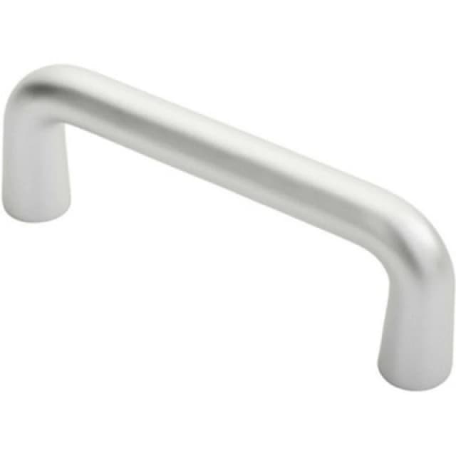 Loops Rounded D Shaped Bar Handle 150mm x 19mm Diameter Satin Anodised Aluminium Multi unisex