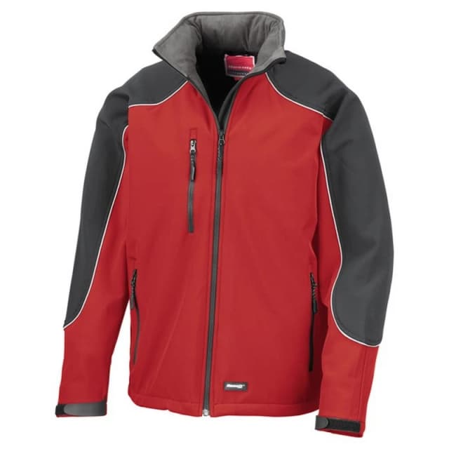 Result Result Men Ice Fell Hooded Soft Shell Jacket in Red Size: X-Small Red XS Male 5063527164797