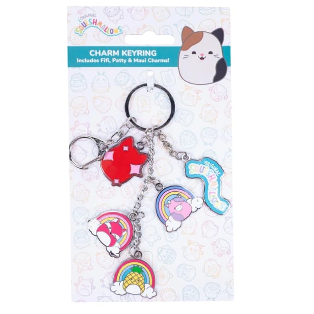 Squishmallows Charm Keyring Multi unisex One Size