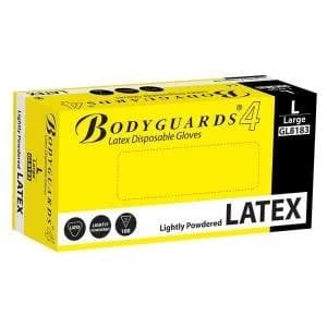 Latex Gloves Powdered Disposable Medium Pack 100