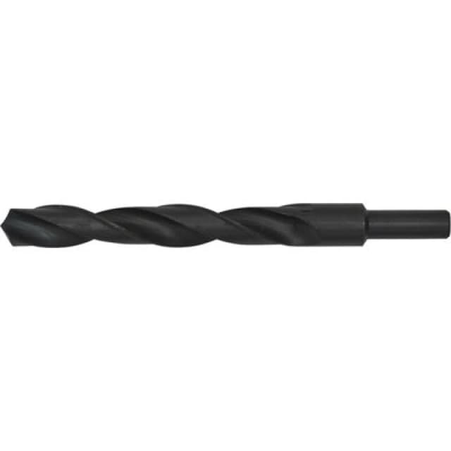 Loops 19 x 200mm HSS Roll Forged Blacksmith Drill Bit - Reduced Shank - 140mm Flute Black