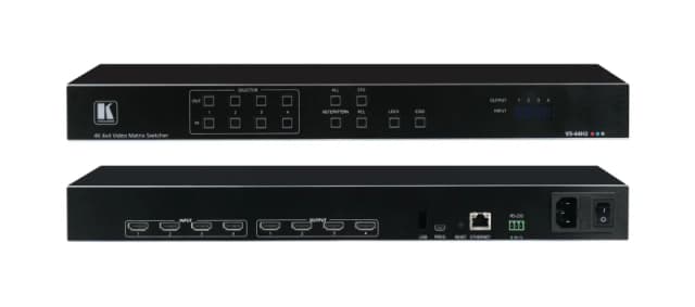 Kramer Electronics VS-44H2 AV matrix switcher Built-in display