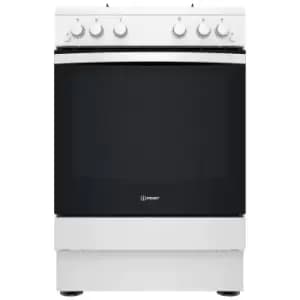 Indesit IS67G1PMW 60cm Single Oven Gas Cooker in White 71 Litre