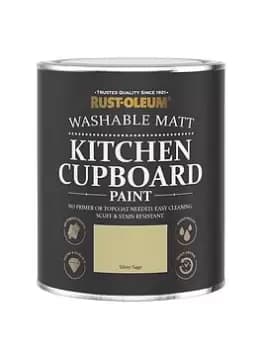 Rust-Oleum Kitchen Cupboard Paint In Silver Sage - 750 Ml Tin