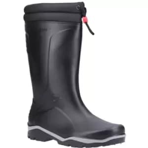 Blizzard Plain Rubber Wellingtons Black Size 44