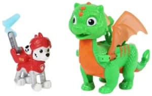 PAW Patrol Rescue Knights Marshall and Dragon Jade Set