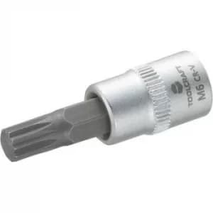 TOOLCRAFT M6 816075 XZN socket Bit 6mm 1/4 (6.3 mm)