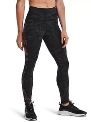 Under Armour Training Rush Novelty Legging, Black Size XS Women