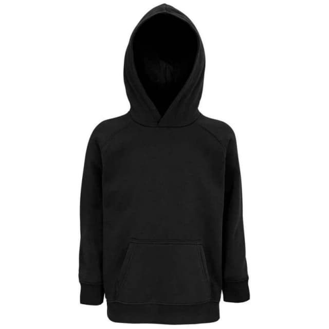SOL'S Stellar Hoodie in Black Size: 4 Years Black Unisex 4 Years