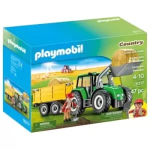 Playmobil Tractor with Trailer (9317)