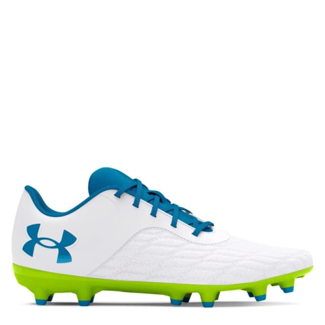 Under Armour Magnetico Select Junior Firm Ground Football Boots - White White 3