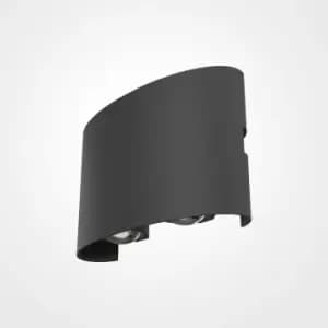 Maytoni Lighting - Maytoni Maytoni Strato Outdoor Flush Wall Lamp Grey, 12cm, 3000K IP54