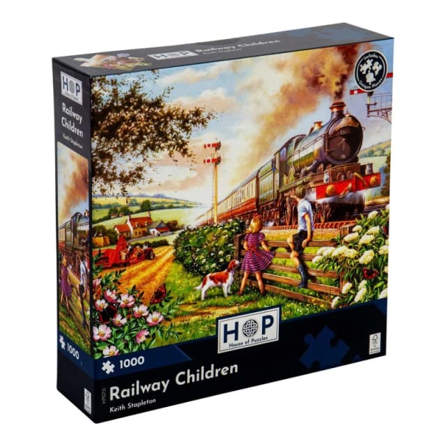The House Of Puzzles Railway Children 1000 Piece Jigsaw Puzzle Size: 1000 Pieces Multicolor Unisex 1000 Pieces