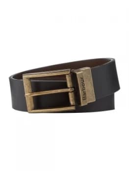 Barbour Reversible Leather Gift Boxed Belt Black