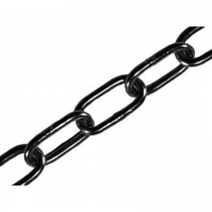 Faithfull Black Japanned Chain Black 2.5mm 2.5m