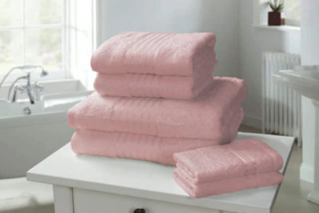 Rapport Home Windsor Pure Cotton Face Towel Pink
