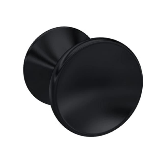 Balterley Indented Round Knob 30mm Matt Black Black