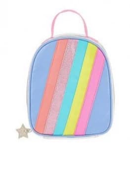 Accessorize Girls Rainbow Lunch Bag - Multi