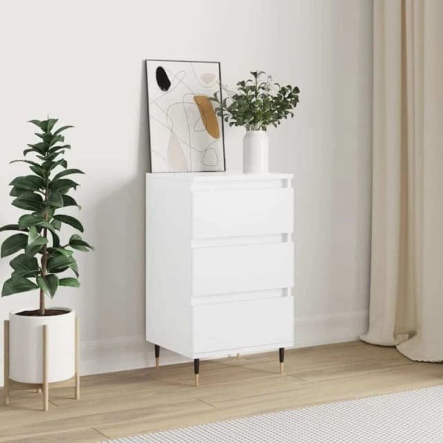 VIDAXL Sideboard White 40x35x70cm Engineered Wood Vidaxl 831084