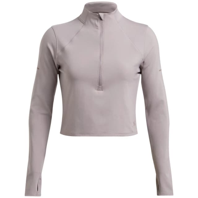 Under Armour Womens Launch Elite Half-Zip Long-Sleeve Performance Top Grey female 8 (XS)