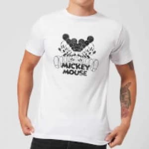 Disney Mickey Mouse Mirrored T-Shirt - White