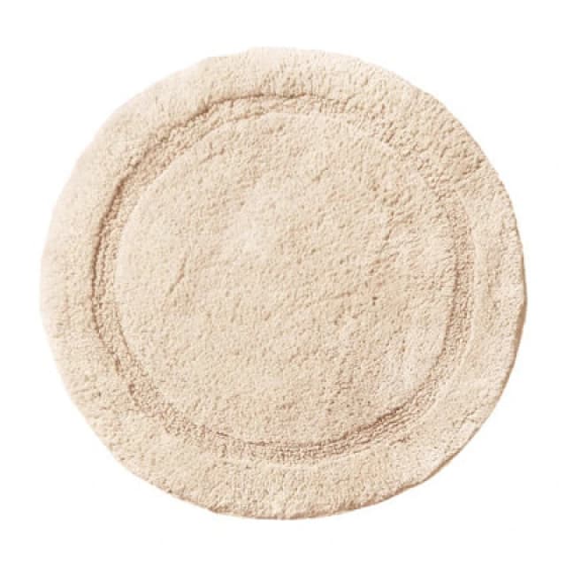 Allure Bath Fashions Round Bath Mat Non-Slip - Stone