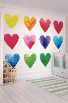 Colour My Heart Wall Mural