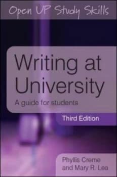 Writing at University by Phyllis Creme Paperback