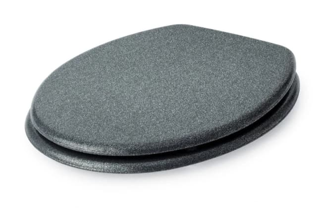 Blue Canyon Glitter MDF Toilet Seat SS Hinge