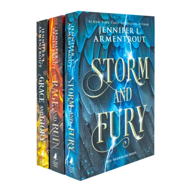 The Harbinger Series 3 Book Set Jennifer L. Armentrout Storm and Fury, Rage and Ruin, Grace and Glory Jennifer L. Armentrout Books