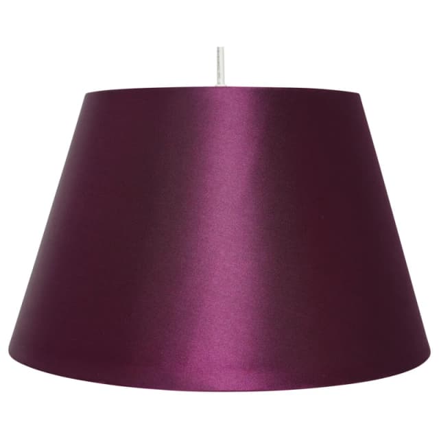 K Living Satin Drum Ceiling Table Lamp Shade Plum unisex Medium