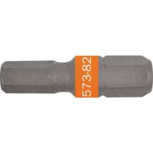 5X25MM Hexagon Torsion Bit 1/4" Hex Dr