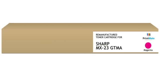 PrintMate Sharp MX-23 GTMA. remanufactured toner. Magenta 10000p