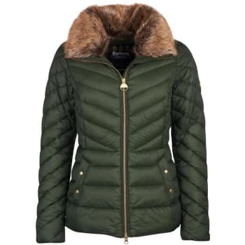 Barbour International Simoncelli Quilted Jacket - Moto Green SG51