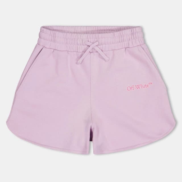Off White Kids Fleece Shorts Lilac/Pink female 12Y