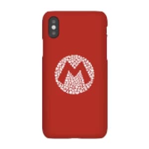 Nintendo Super Mario Mario Items Logo Phone Case - iPhone X - Snap Case - Gloss