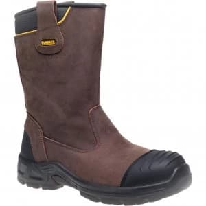 DEWALT Mens Millington Waterproof Rigger Boots Brown Size 10