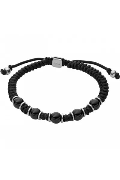 Fossil Jewellery Vintage Casual Nylon Bracelet - Jf04198040 Black