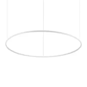 Oracle Ring Integrated LED Pendant Ceiling Light White 150cm 4000K
