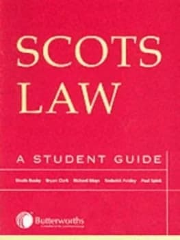 Scots Law by Nicole Busby and Richard H Mays Book