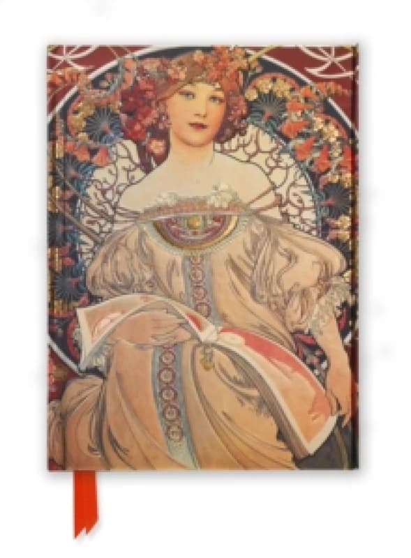 Mucha: Reverie (Foiled Journal). Notebook / blank book. By Flame Tree Studio Books
