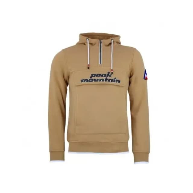 Peak Mountain Hoodie fleece Peak Mountain Ceflow Marron Male M CEFLOW/XH-CARAMEL
