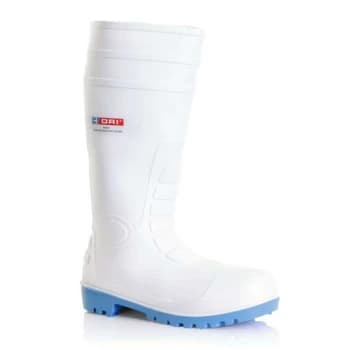 Bdri Weatherproof Size 3 PVC Wellington Boots White