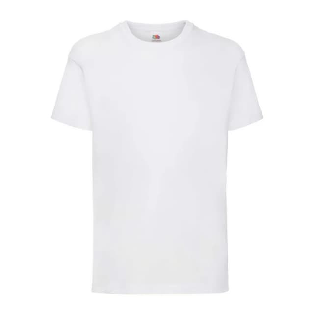 Fruit Of The Loom Valueweight boys's in White