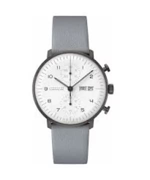 Junghans 027/4008.05 Max Bill Chronoscope 40mm Black & Watch